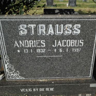 STRAUSS Andries Jacobus 1932-1997
