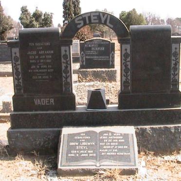 STEYL Jacob Abraham 1888-1951 :: STEYL Douw Lodewyk 1918-1949