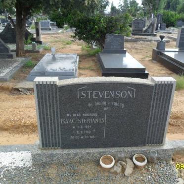 STEVENSON Isaac Stephanus 1904-1963