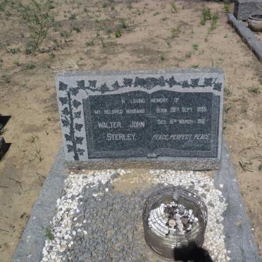 STERLEY Walter John 1895-1951