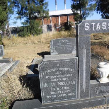 STASSEN Johan Nicolaas 1918-1977 &amp; Maria Elizabeth POTGIETER 1917-1992  