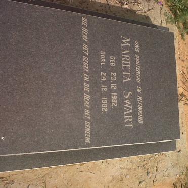 SWART Marieta 1982-1982