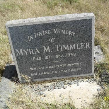 TIMMLER Myra M. -1949