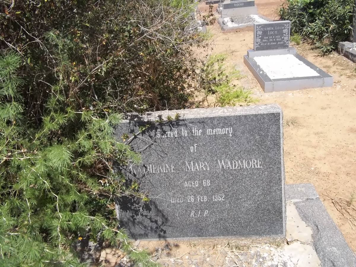 WADMORE Katherine Mary -1952