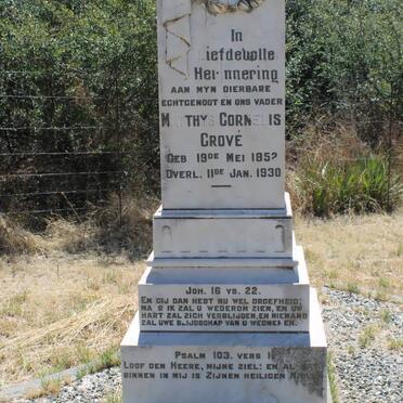 GROVE Matthys Cornelis 1852-1930