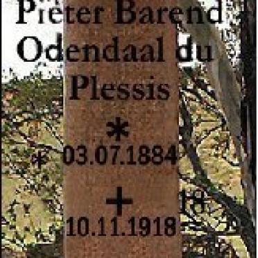 Free State, LINDLEY district, Sidbury 135, farm cemetery