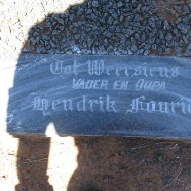 FOURIE Hendrik &amp; Johanna WEIDEMAN :: ERASMUS Elizabeth nee FOURIE