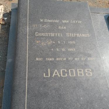 JACOBS Christoffel Stephanus 1915-1983 &amp; Maria Elizabeth VAN NIEKERK 1913-1978