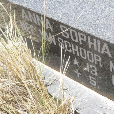 OOSTHUIZEN Anna Sophia formerly VAN SCHOOR nee GROBBELAAR 1908-1997