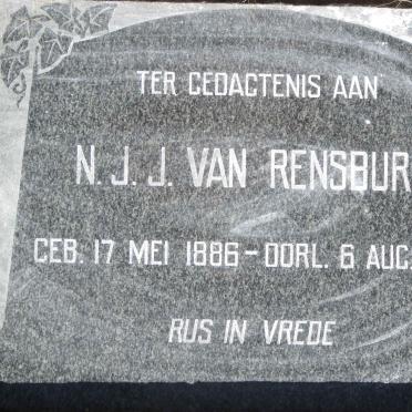 RENSBURG N.J., J. van 1886-1960