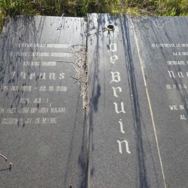 BRUIN Theuns, de 1939-1989 & Naomi 1941-