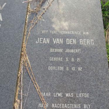 BERG Jan Christoffel, van den 1922-1992 & Jean JOUBERT 1921-1982 _1