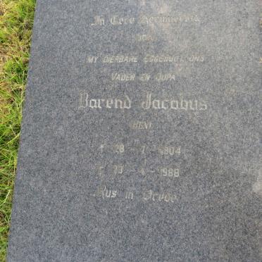 FOURIE Barend Jacobus 1904-1988 & Engela Elizabeth ? 191?-1994 _3