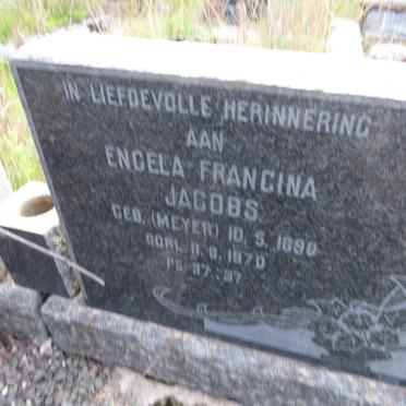 JACOBS Johannes Jacobus Nicolaas 1871-1959 & Engela Francina MEYER 1898-1970