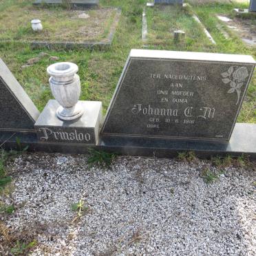 PRINSLOO Willem J.D. 1913-1988 & Johanna C.M. 1916- _2