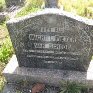 SCHOOR Michiel Pieter, van 1877-1948