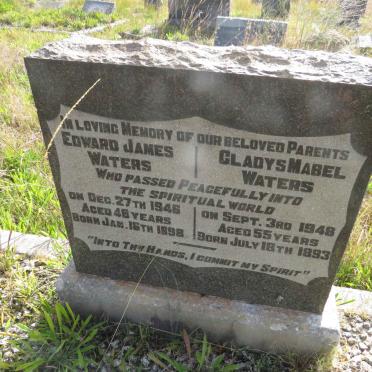 WATERS Edward James 1898-1946 & Gladys Mabel 1893-1948