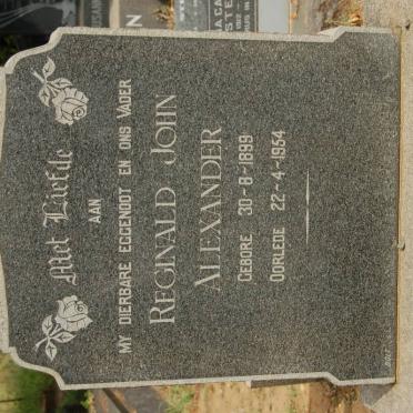 BRANDT Reginald John Alexander 1899-1954