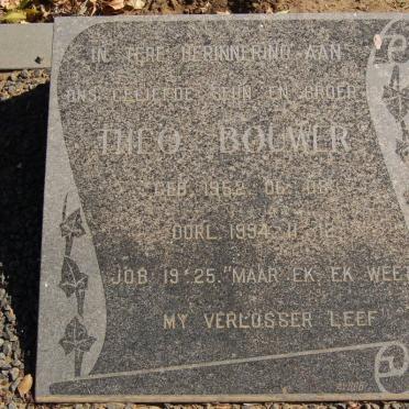 BOUWER Theo 1952-1994