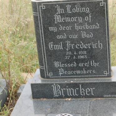 BRINCKER Emil Frederich 1881-1963