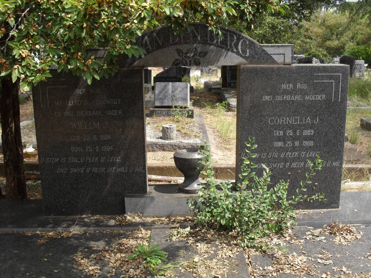BERG Willem J. 1884-1964, van den & Cornelia J. 1889-1968