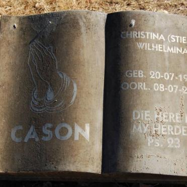 CASON Christina Wilhelmina 1912-2000