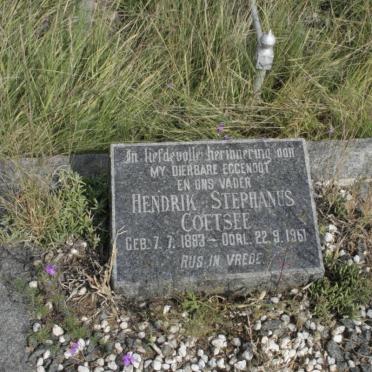 COETSEE Hendrik Stephanus 1883-1961