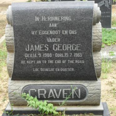 CRAVEN James George 1908-1965