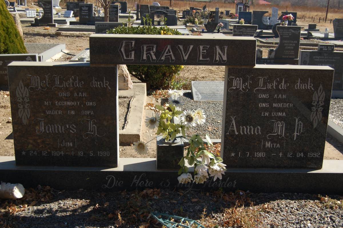 CRAVEN James H. 1904-1990 & Anna M.P. 1910-1992