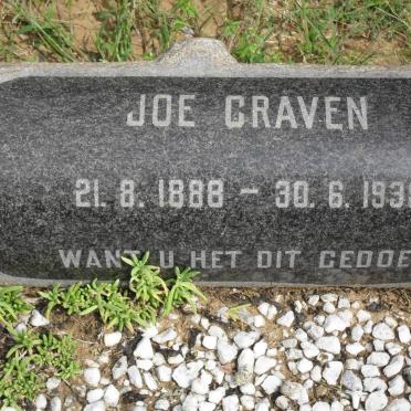 CRAVEN Joe 1888-1930