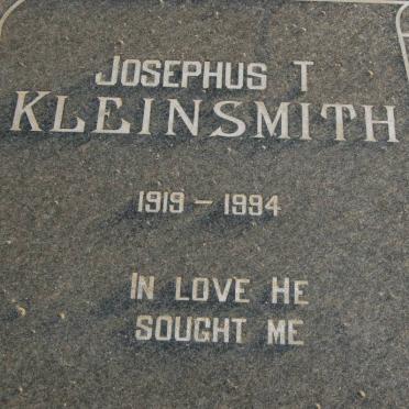 KLEINSMITH Josephus T. 1919-1994