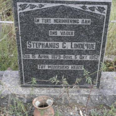 LINDEQUE Stephanus C. 1879-1952