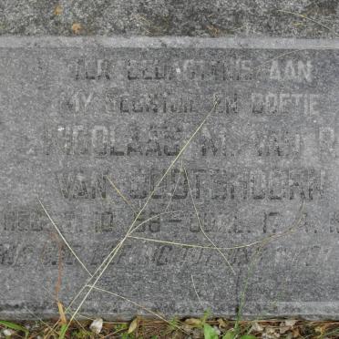 OUDTSHOORN Nicolaas M., van R., van 1958-1960