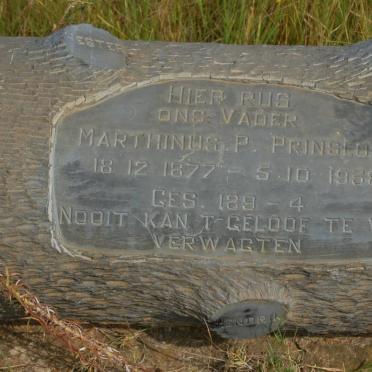 PRINSLOO Marthinus P. 1877-1938