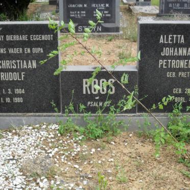 ROOS Christiaan Rudolf 1904-1980 &amp; Aletta Johanna Petronella PRETORIUS 1911-
