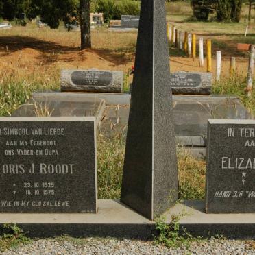 ROODT Floris J. 1925-1975 &amp; Elizabeth 1932-1997