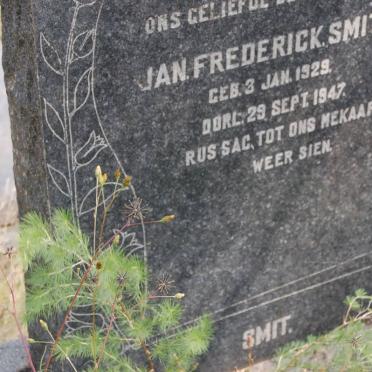 SMIT Jan. Frederick 1929-1947