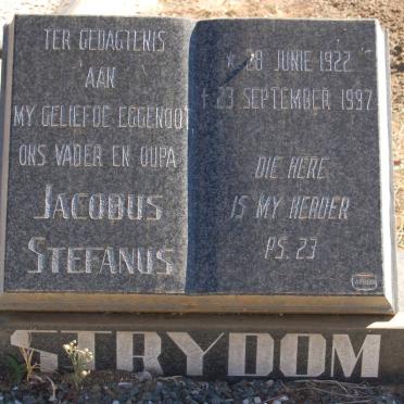 STRYDOM Jacobus Stefanus 1922-1997