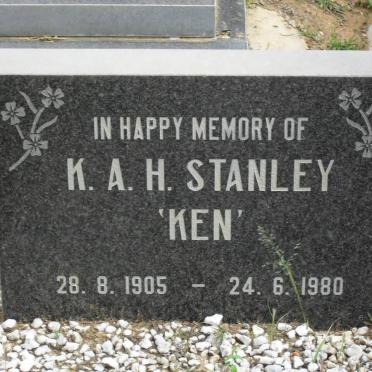 STANLEY K.A.H. 1905-1980