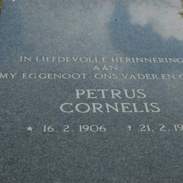 ? Petrus Cornelis 1906-1983