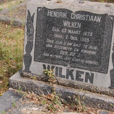 WILKEN Hendrik Christiaan 1875-1955