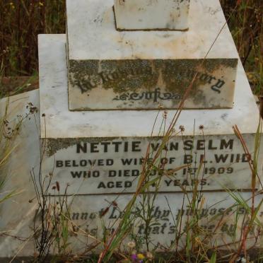 WIID Nettie nee VAN SELM -1909