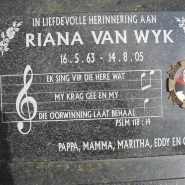 WYK Riana, van 1963-2005