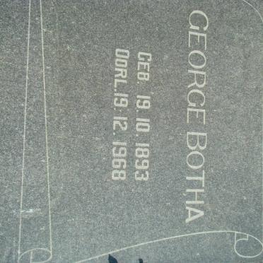 BOTHA George 1893-1968