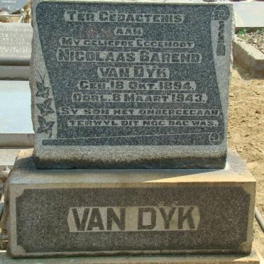 DYK Nicolaas Barend, van 1894-1943