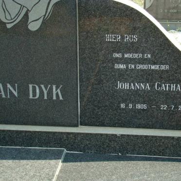 DYK Gerhardus Petrus, van 1897-1972 &amp; Johanna Catharina 1905-2004 