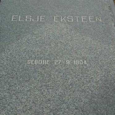 EKSTEEN Elsje 1904-1992