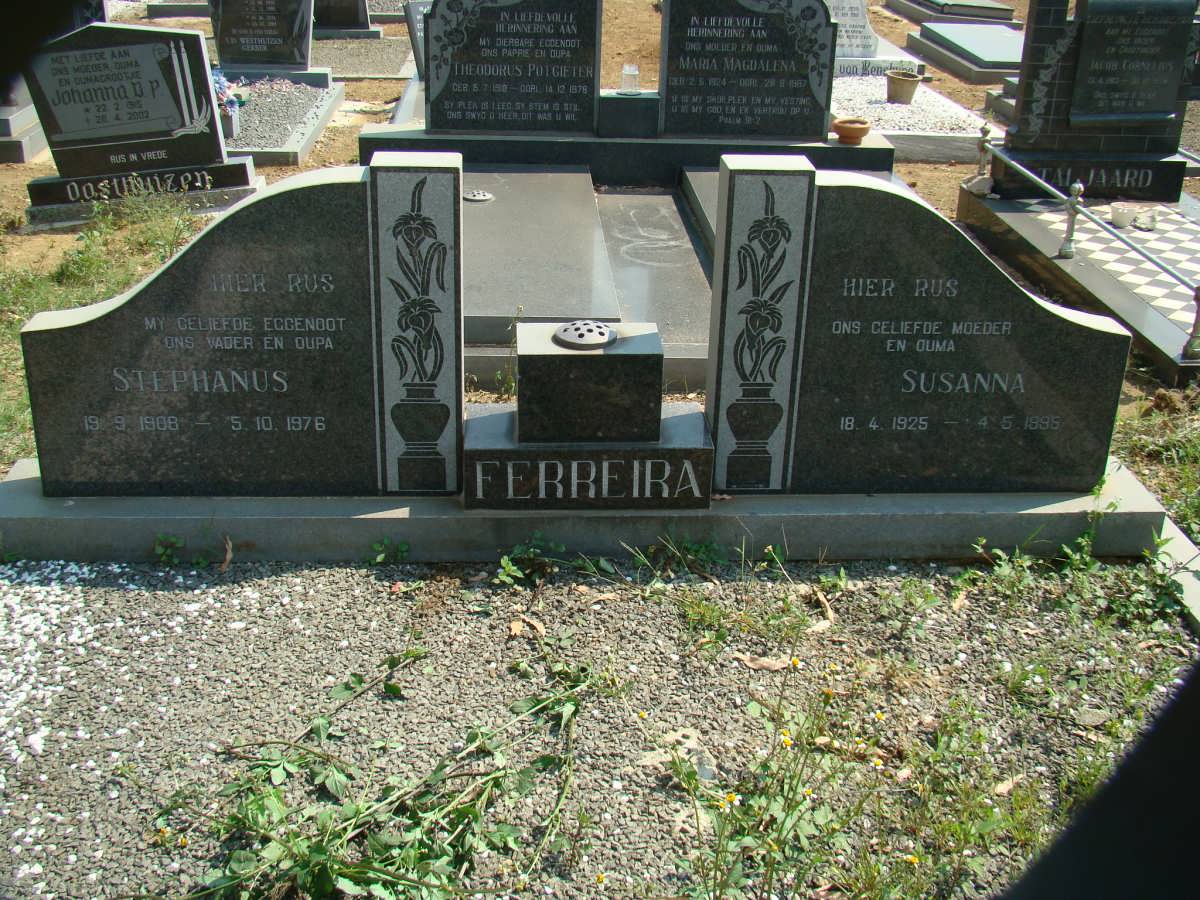 FERREIRA Stephanus 1908-1976 & Susanna 1925-1995