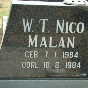 MALAN W.T. Nico 1984-1984