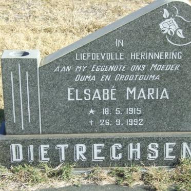 DIETRECHSEN Elsabe Maria 1915-1992